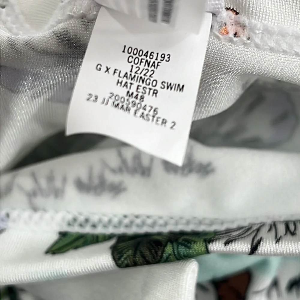 NWT‎ Janie & Jack 2-3 Years Bowtie G X Flamingo Swim Hat